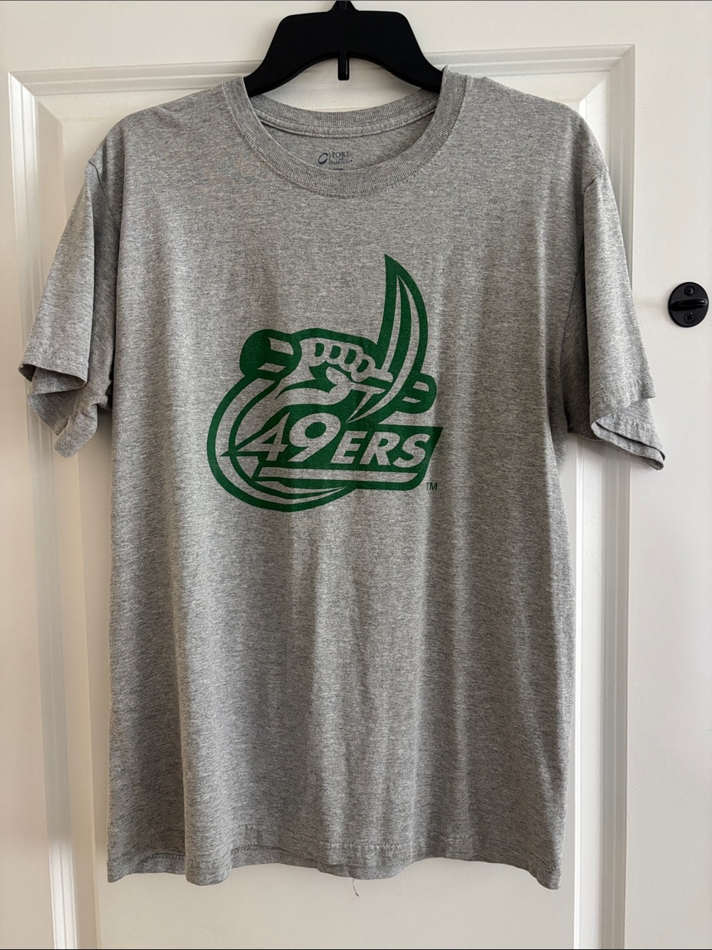 Gray Charlotte 49ERS Graphic Tee - Men's Casual Shirt